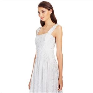 Diane von Furstenberg flutter foil "Lillie" dress